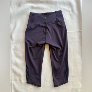 lululemon athletica Dark Purple  High-Rise Crop Leggings